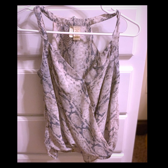 Python Snakeskin Tank Blouse - Picture 1 of 1